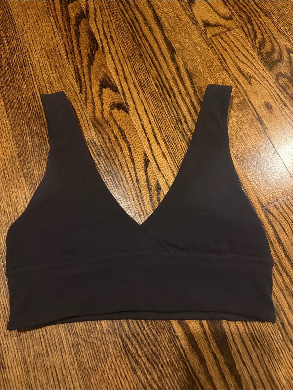 lululemon athletica Black V-Neck Bralette